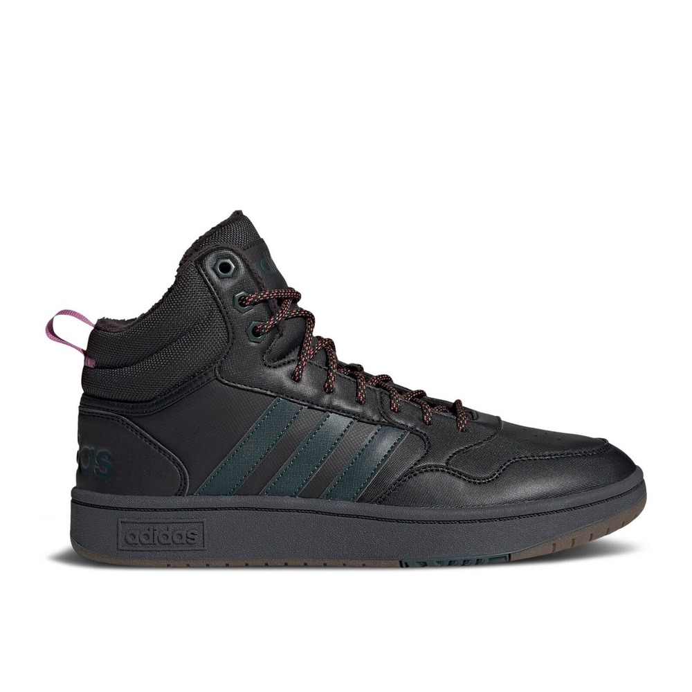 Adidas Hoops 3.0 Mid Winter Black Green black shadow green gum Mens Sneakers 9.5